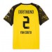 Borussia Dortmund Yan Couto #2 Hjemmedrakt 2025-26 Kortermet